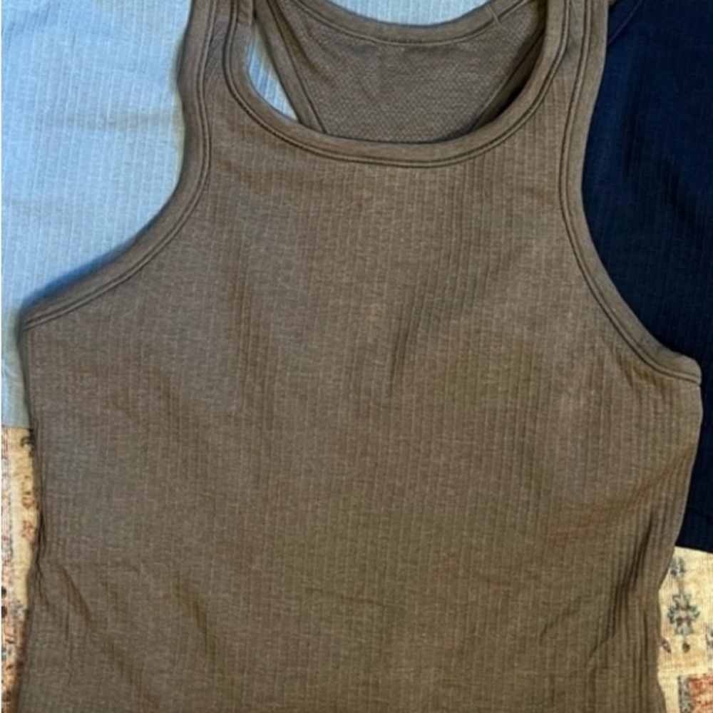 lululemon athletica Ebb to Street Cropped Ribbed Tank Top